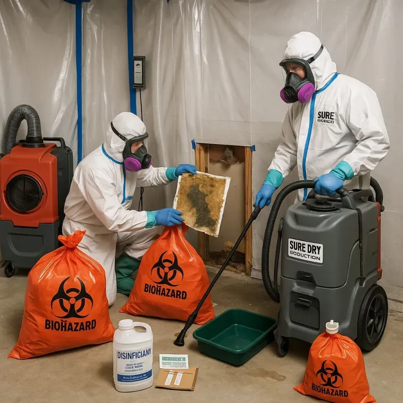 Contaminated Water Handling Protocols process in Ellis, KS